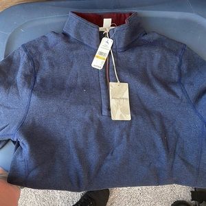 Half zip pullover sweater